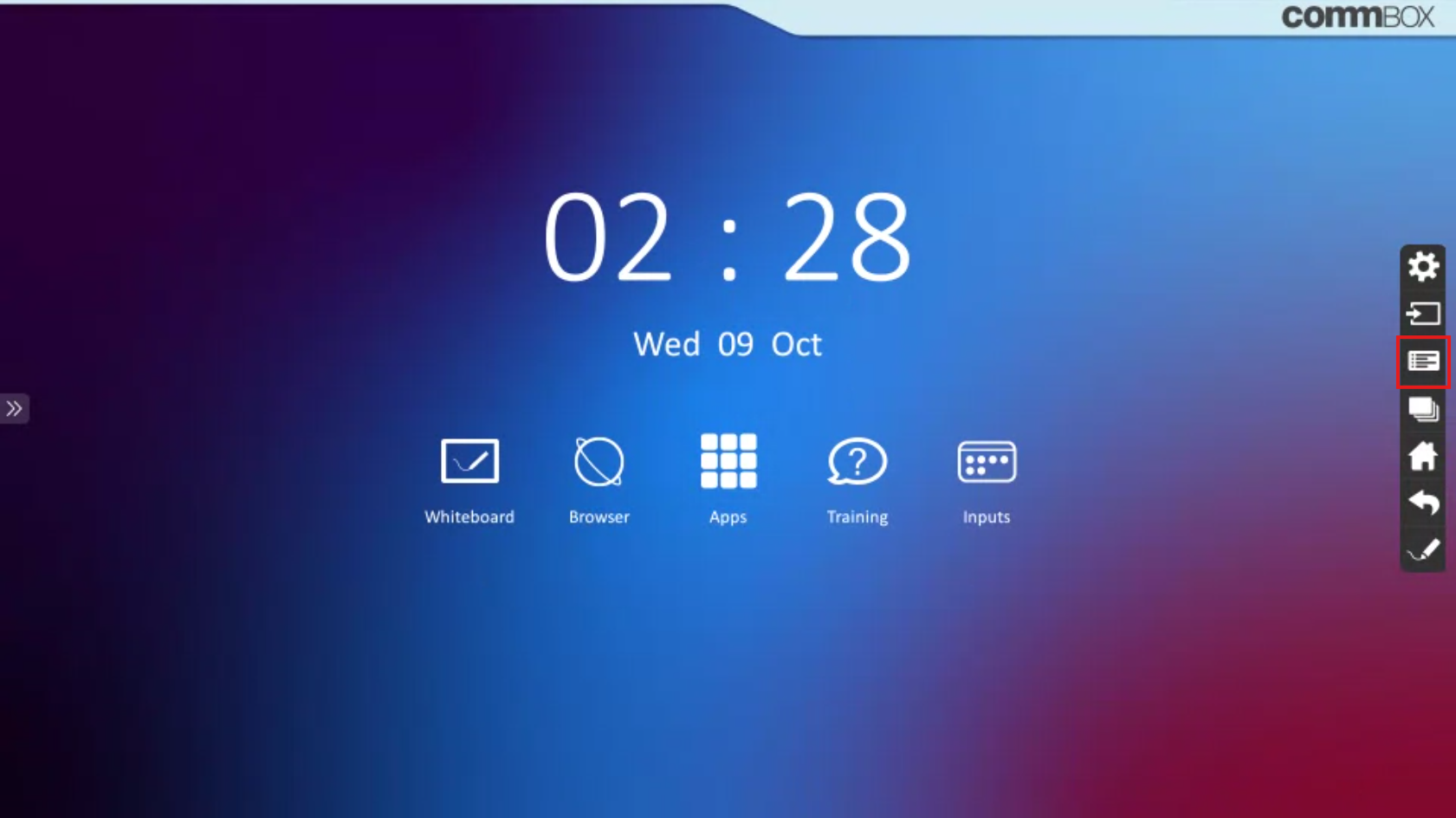 How to freeze your CommBox Classic V3 or V3X screen